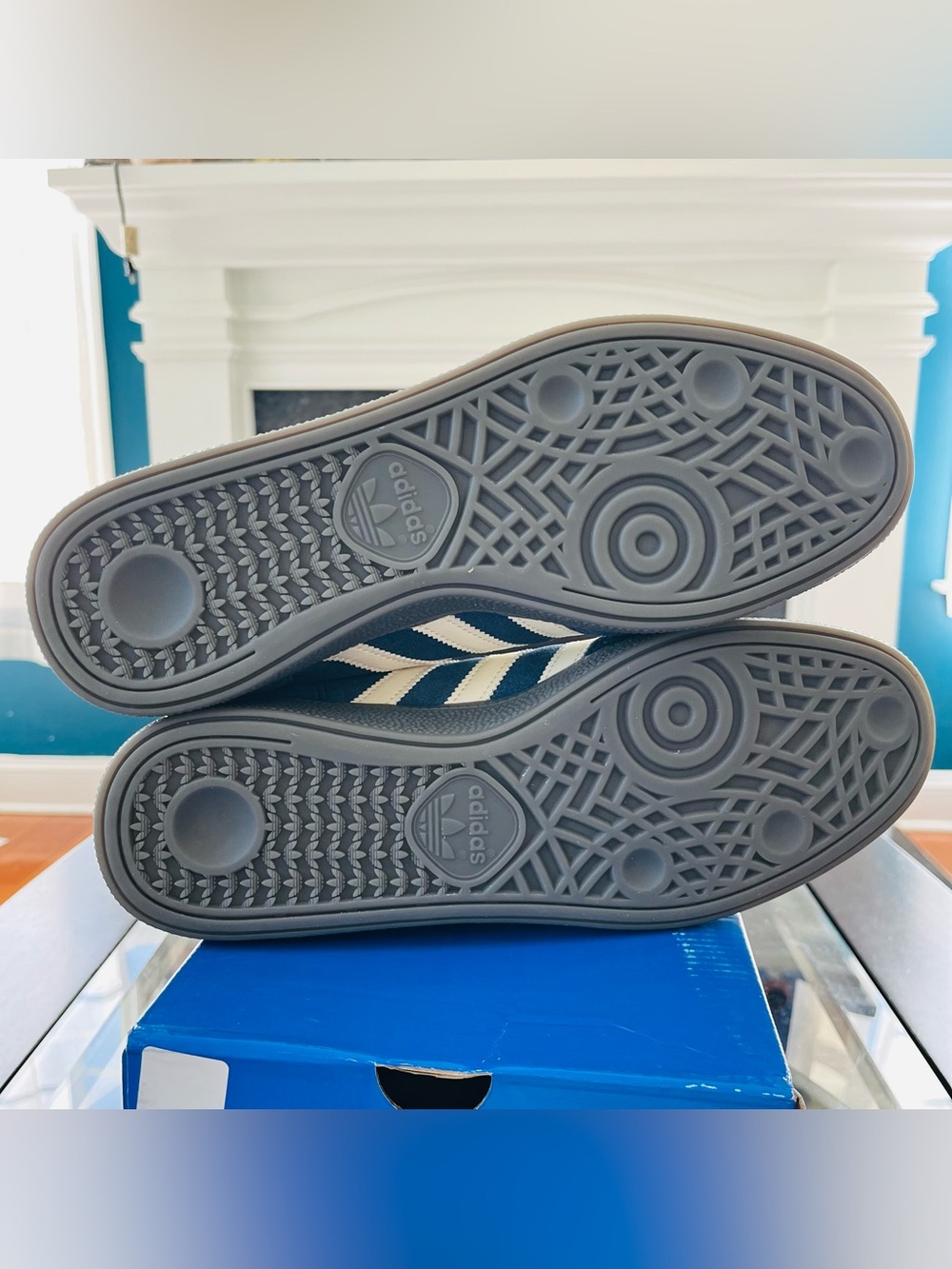 adidas Handball Spezial Men's Suede Low Top Sneakers Night Indigo IF7087 - Picture 6 of 8